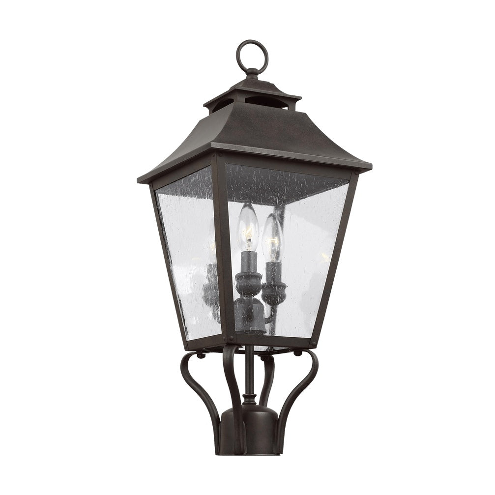 Galena Small Post Lantern, Sable