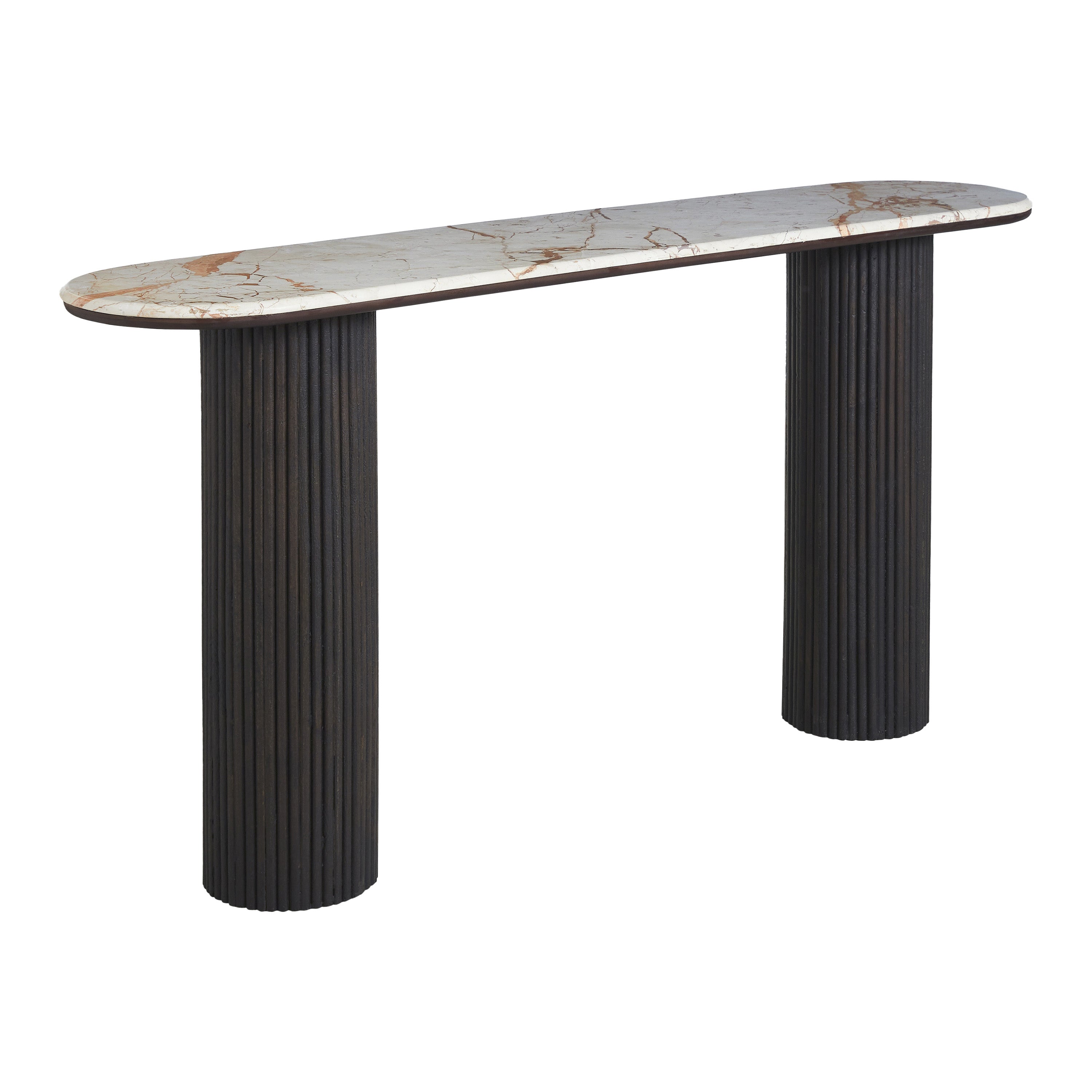 Alessio Breccia Marble Console Table FURNITURE - console table Renwil