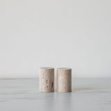 Travertine Salt & Pepper Shakers - Rug & Weave