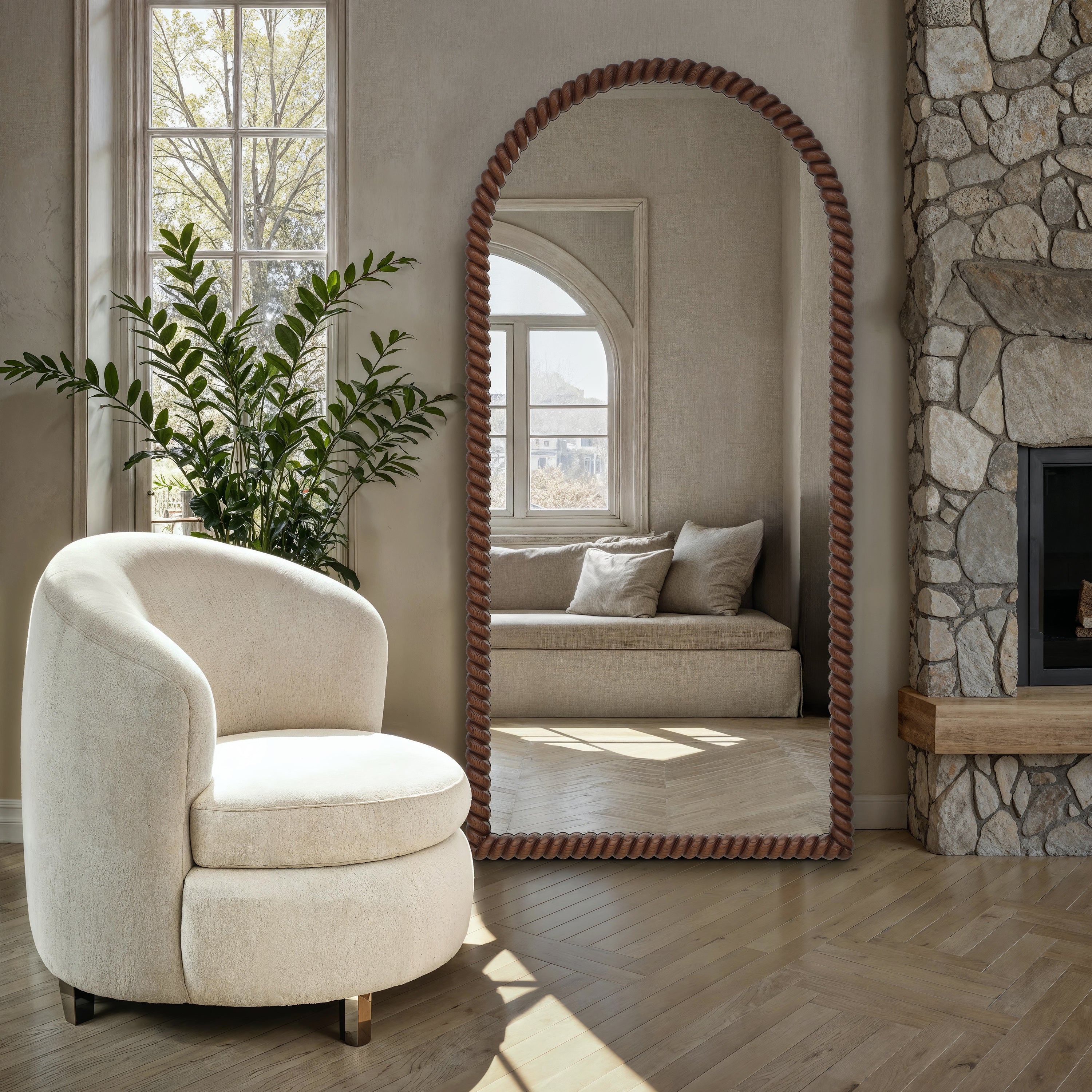 Merritt Leaner Mirror MIRROR - floor mirror Renwil