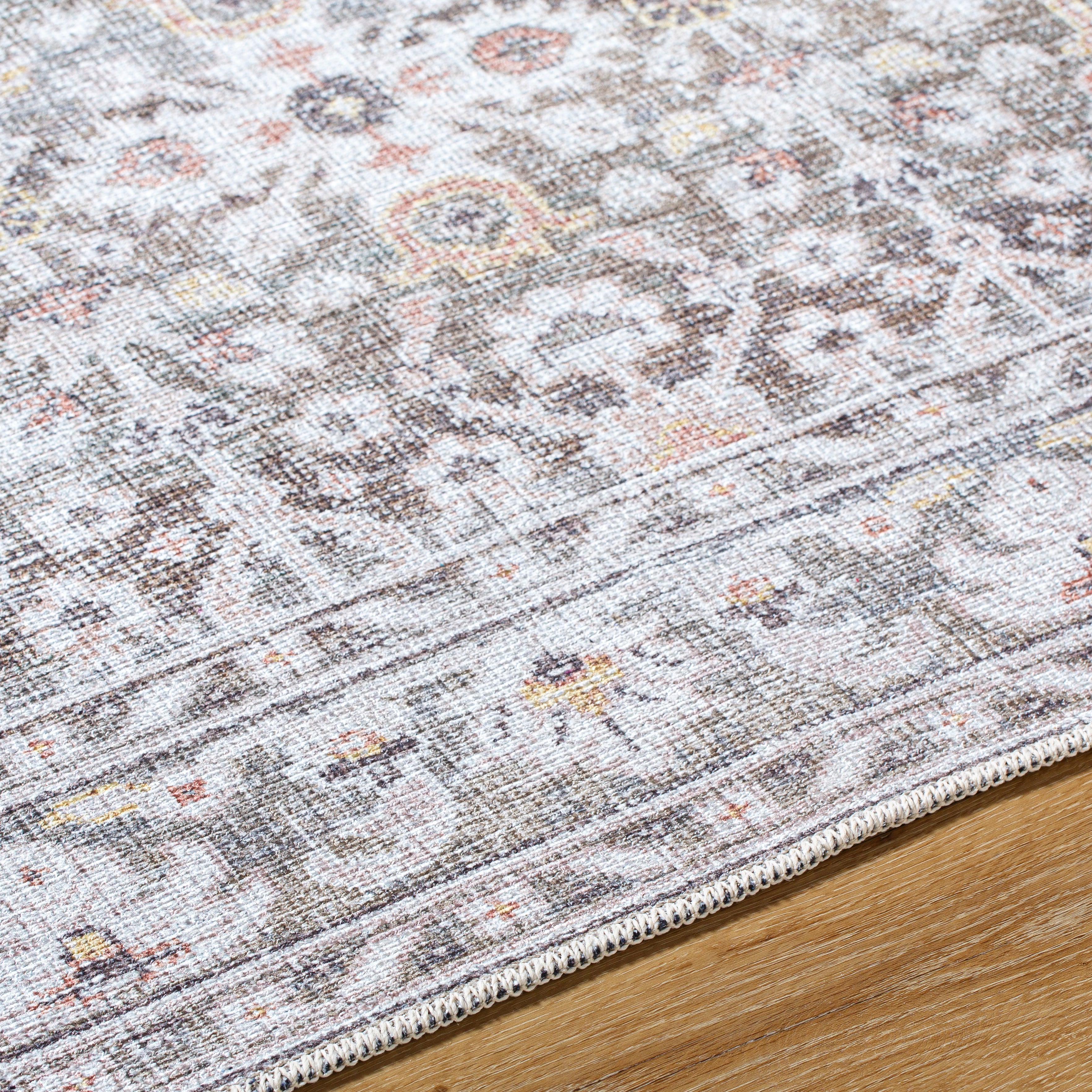 Rainier Olive / Sunset Rug 0-RUGS - patterned Surya