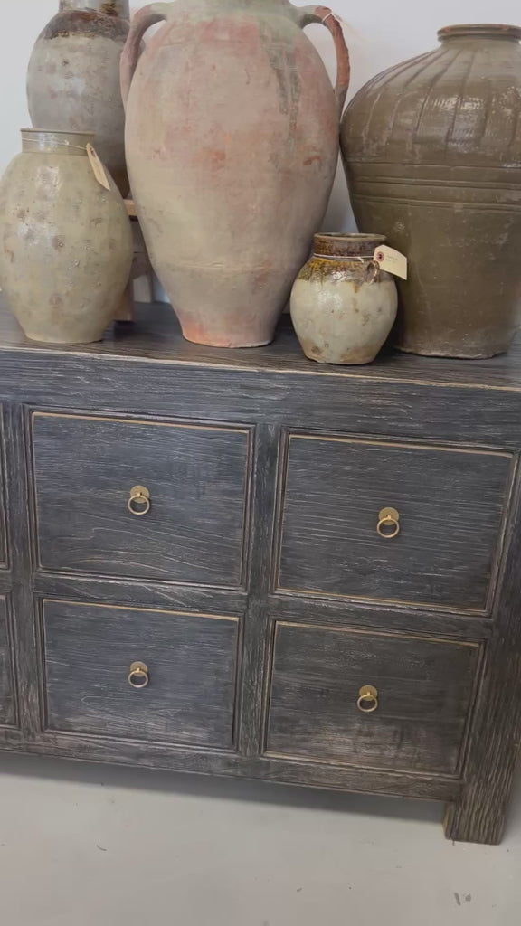 Reid Reclaimed Wood Sideboard - Weathered Black 7 - FURNITURE - sideboard/cabinet Hauer Market