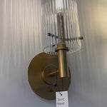 FLOOR MODEL - Dixie Sconce - Natural Brass LIGHTING - floor model Regina Andrew