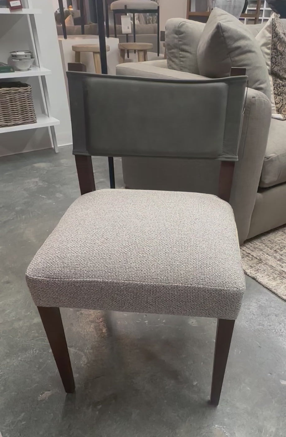 FLOOR MODEL - Ferris Dining Chair - Charcoal/Ink - set of 2 FUNITURE - floor model Four Hands