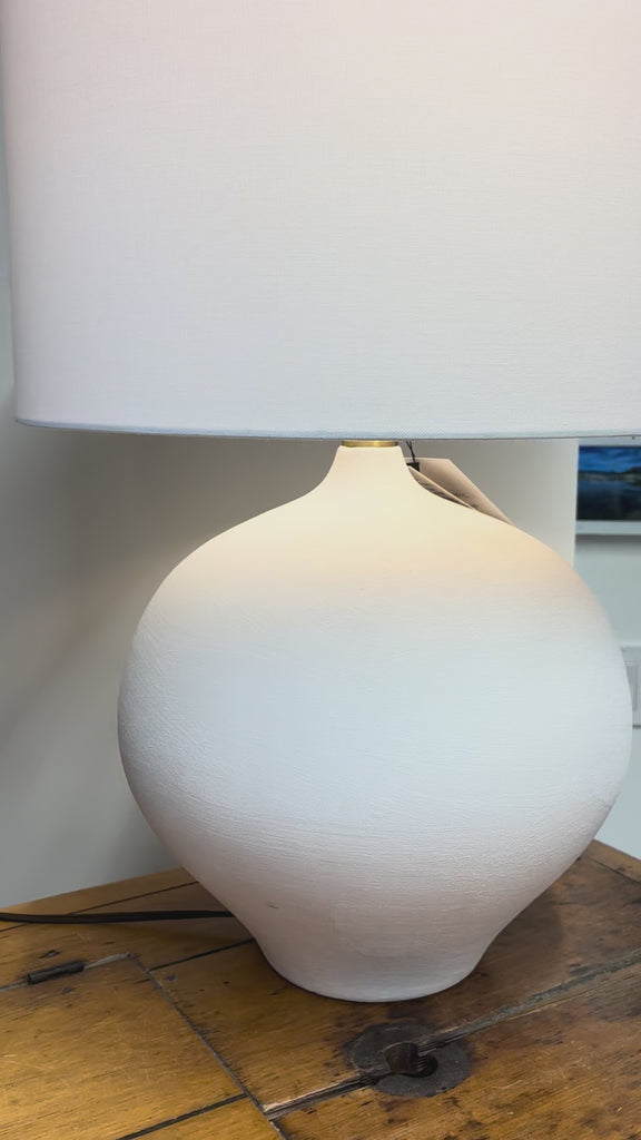 FLOOR MODEL - Arlo Ceramic Table Lamp LIGHTING - in store Regina Andrew