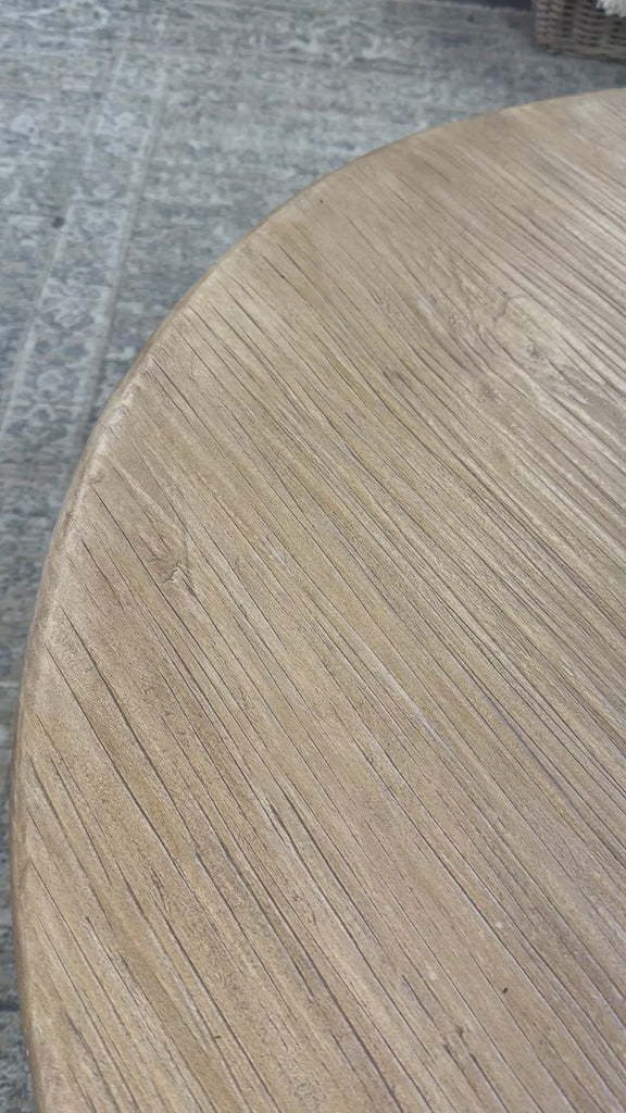 FLOOR MODEL - Clara Reclaimed Wood 43" Round Coffee Table FURNITURE - floor model Hauer Market