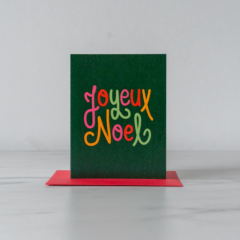 Joyeux Noel Holiday Card greeting card Inkwell Cards (Faire)