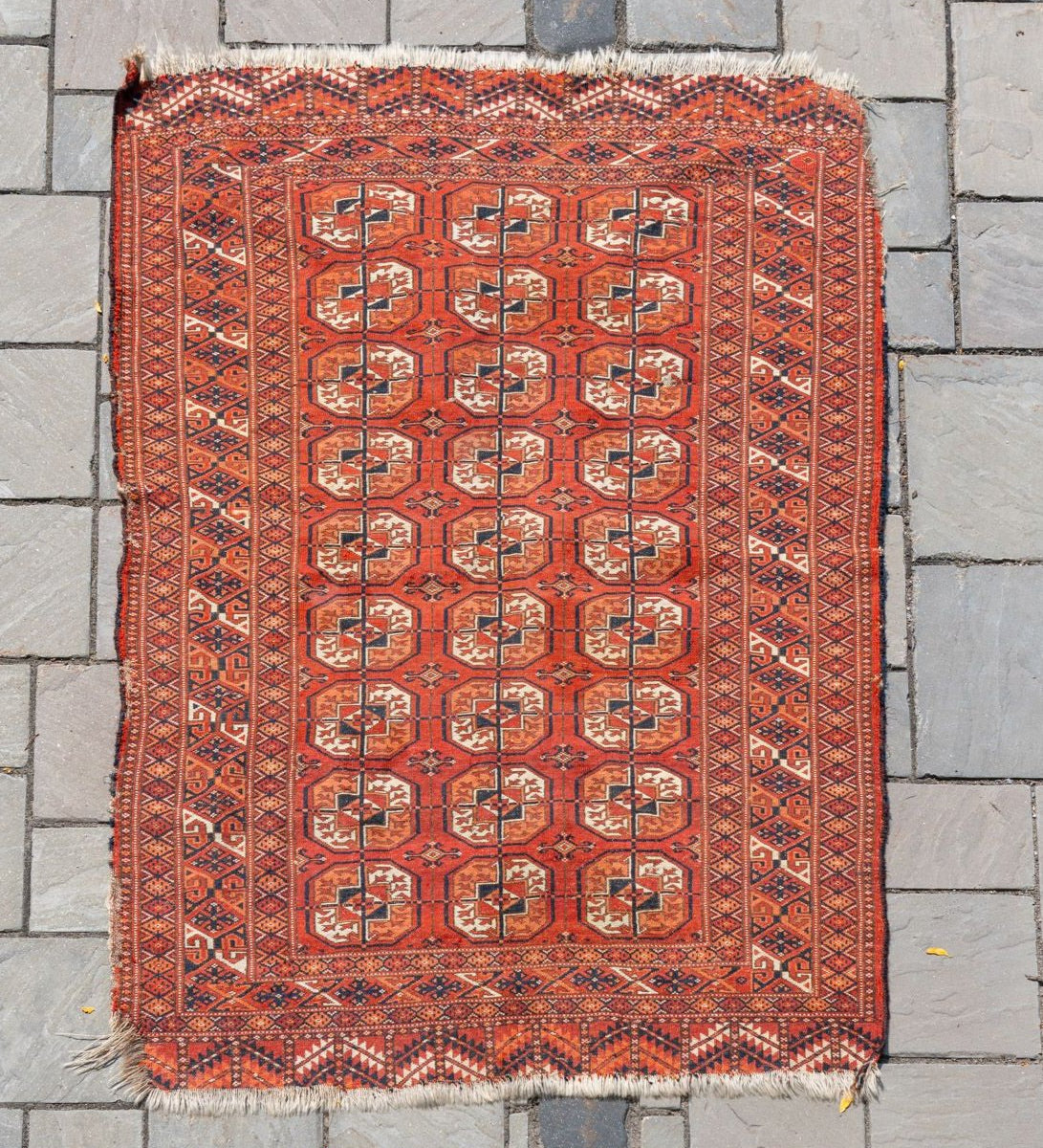 3'4" x 4'7" Antique Caucasian Rug- Rug & Weave