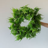 Faux Northern Cedar Wreath - Rug & Weave