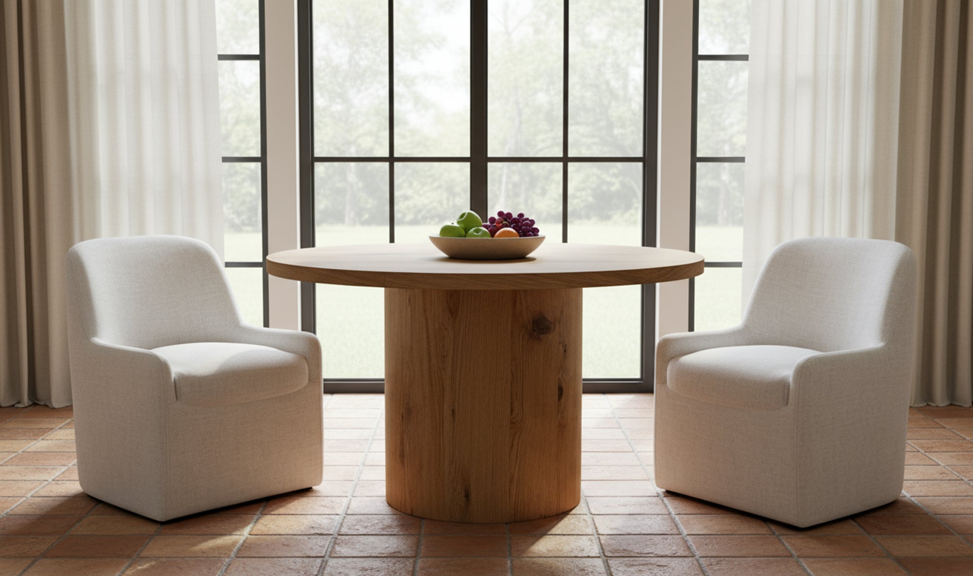 Hendry Round Dining Table, Dining Tables – view 2