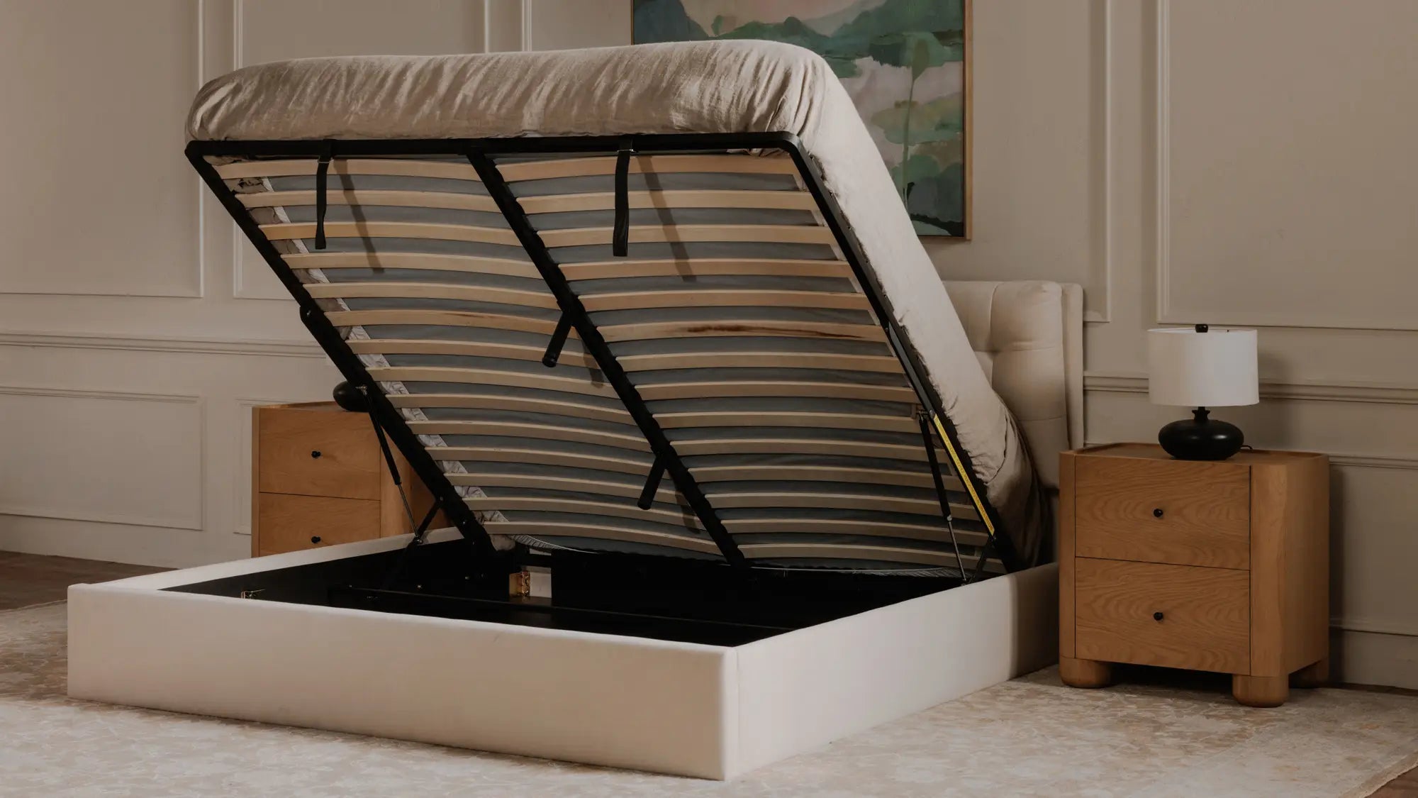Selena Storage Bed Furniture - Beds Moe's Furniture