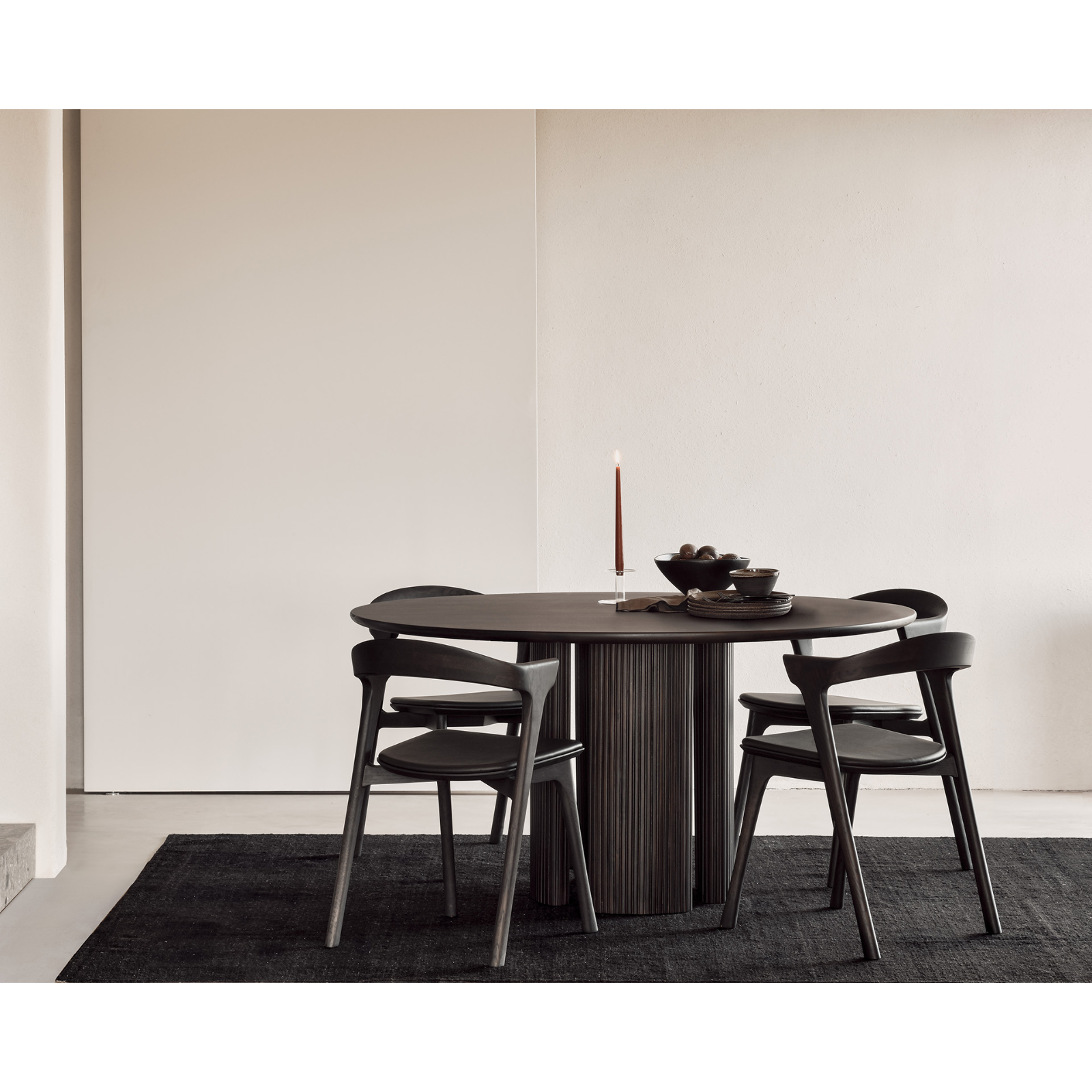 roller max dining table - rug & weave