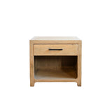 Rue Reclaimed Nightstand 5-VINTAGE -table Hauer Market single Brown