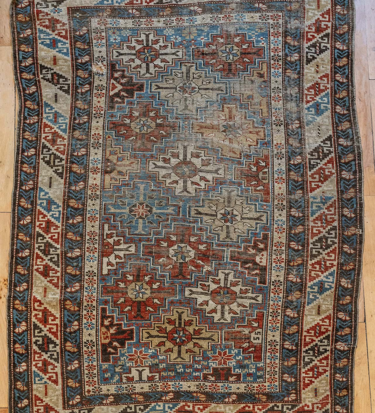 3'4 x 5'0 Antique Caucasian Rug - Rug & Weave