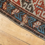 3'4 x 5'0 Antique Caucasian Rug - Rug & Weave