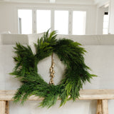 Faux Mixed Cedar Wreath