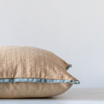 IN-STORE Amber Lewis x Loloi Aveline Natural/Blue Pillow Cover 1 - PILLOWS - essentials - neutral Loloi