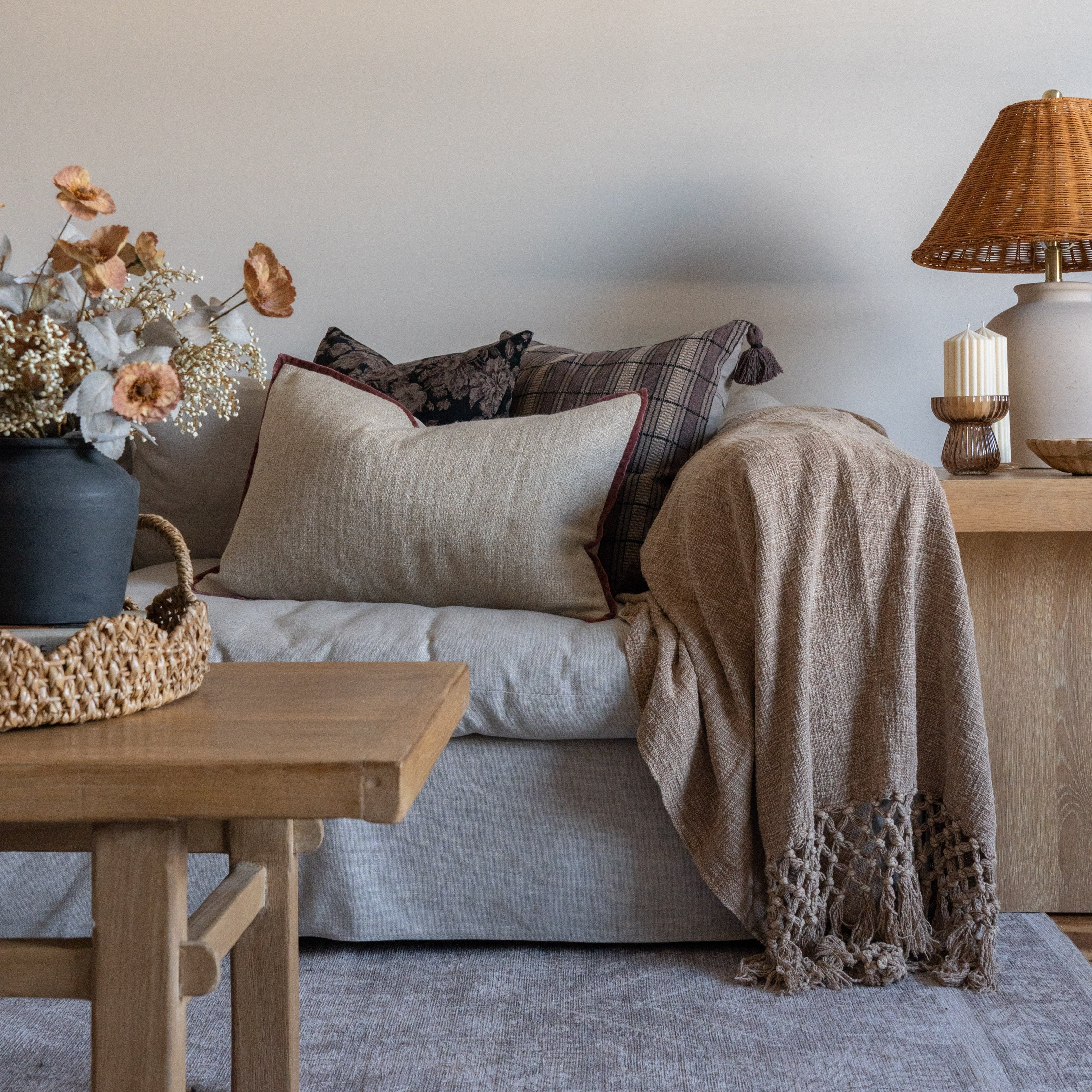 IN-STORE Brigette Romanek x Loloi Raven Pillow Cover 3 - PILLOWS - essentials - cool Loloi