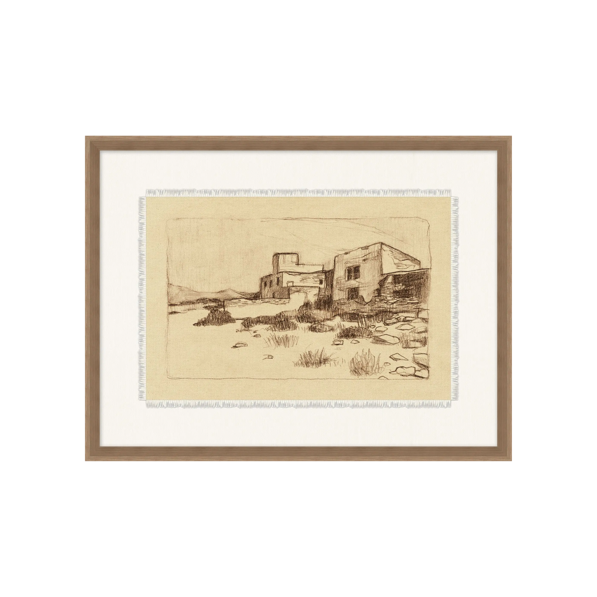 "Wild West Compound" Framed Art Print ARTWORK - framed art Wendover Art Group