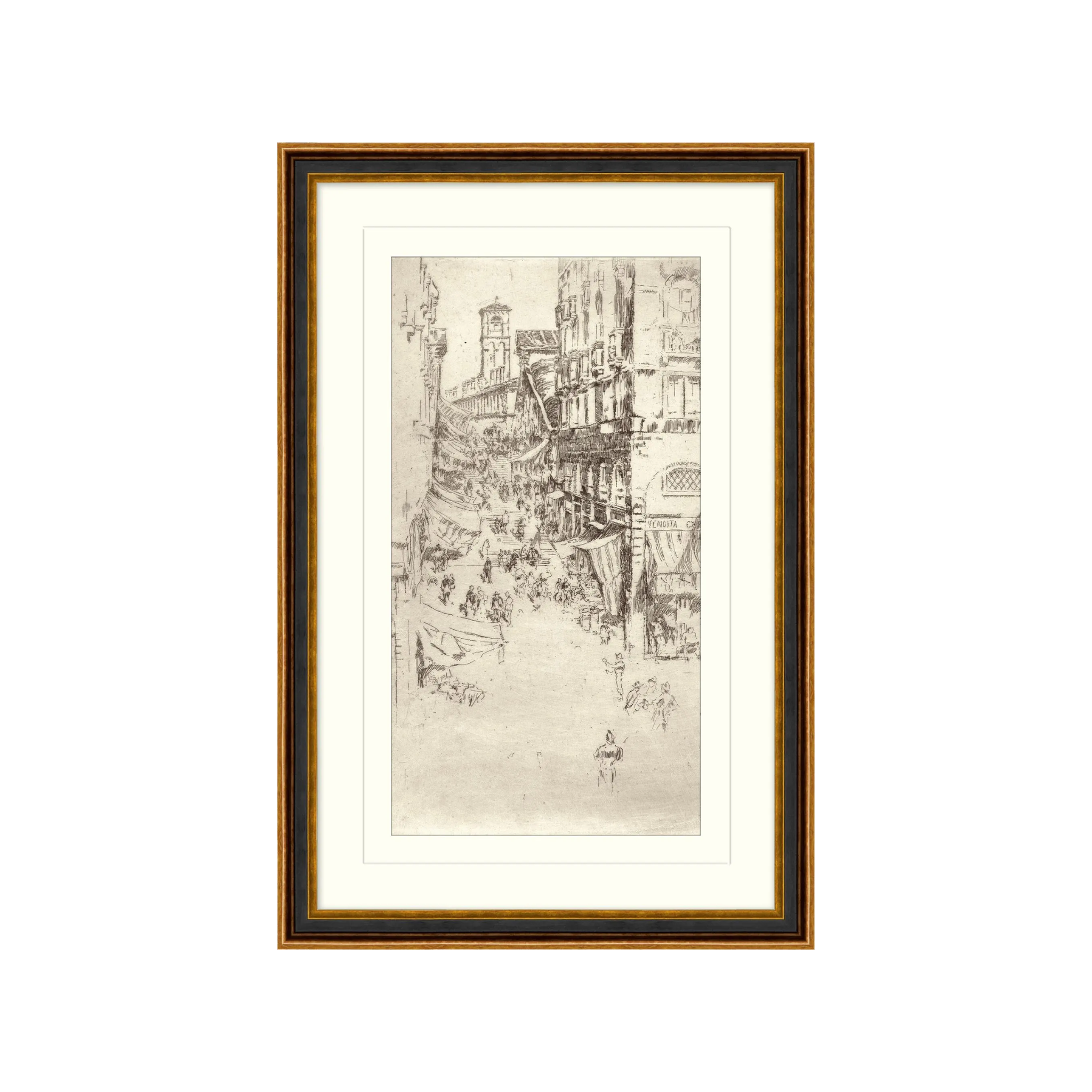 "Etched in History 14" Framed Art Print ARTWORK - framed art Wendover Art Group