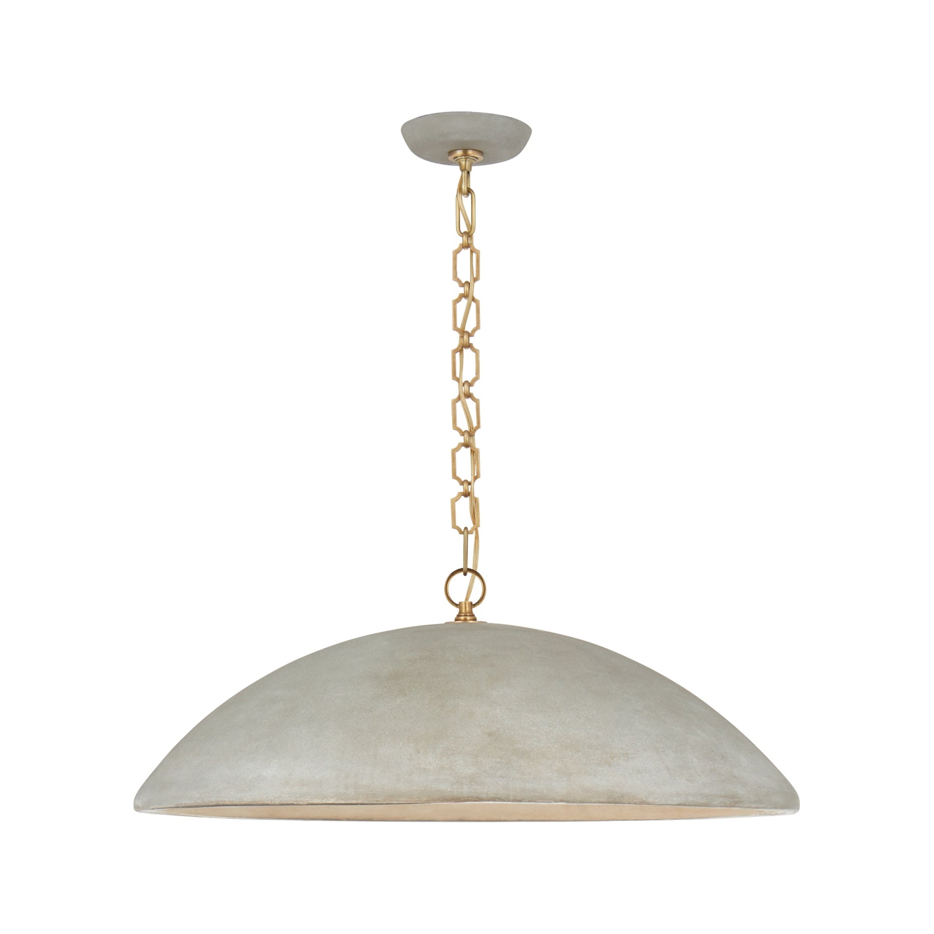 Elliot Grande Pendant LIGHTING - pendant Visual Comfort Portland Gray
