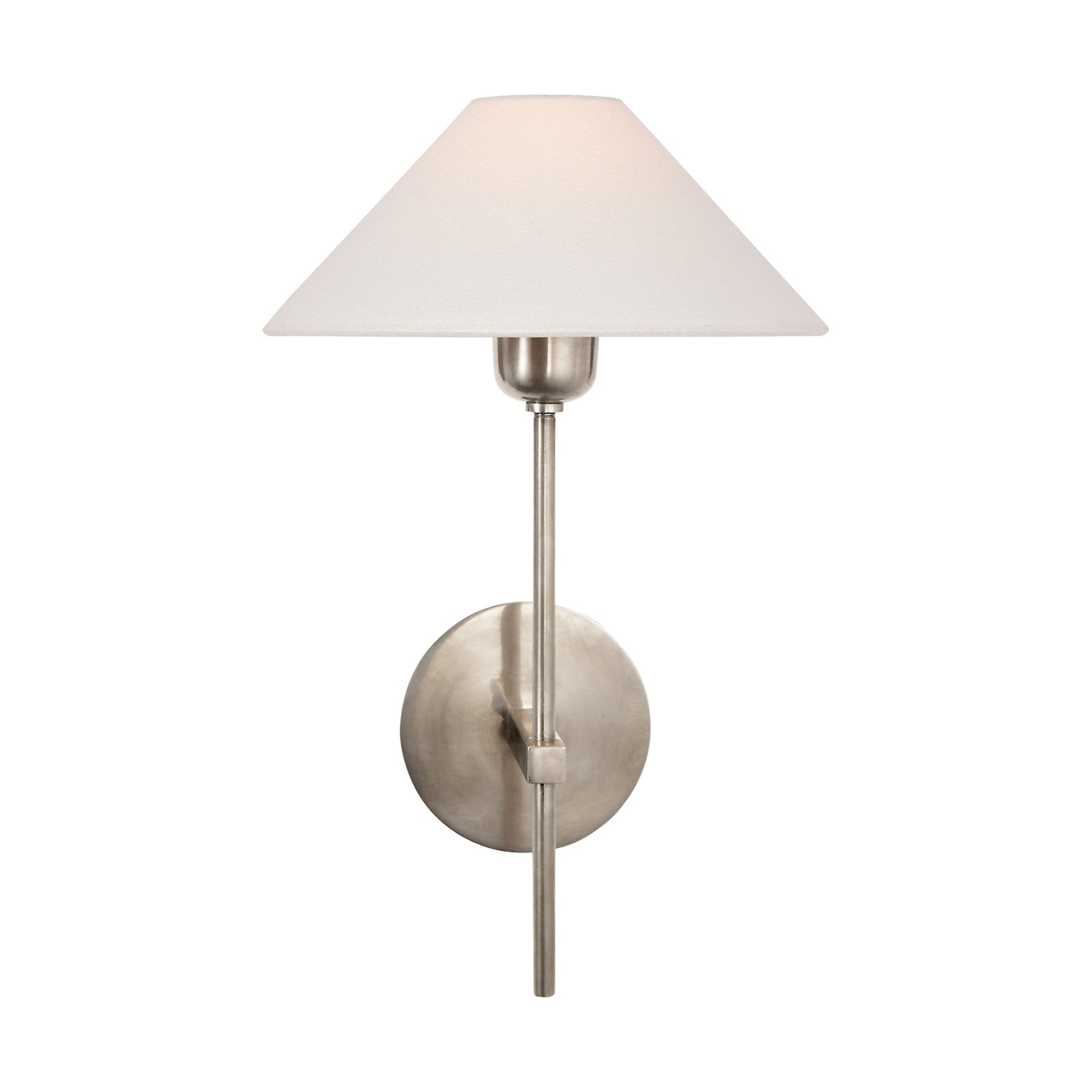 Hackney Single Sconce LIGHTING - sconce Visual Comfort - Signature Antique Nickel