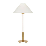 Hackney 24" Cordless Buffet Lamp LIGHTING - table lamp Visual Comfort Hand-Rubbed Antique Brass