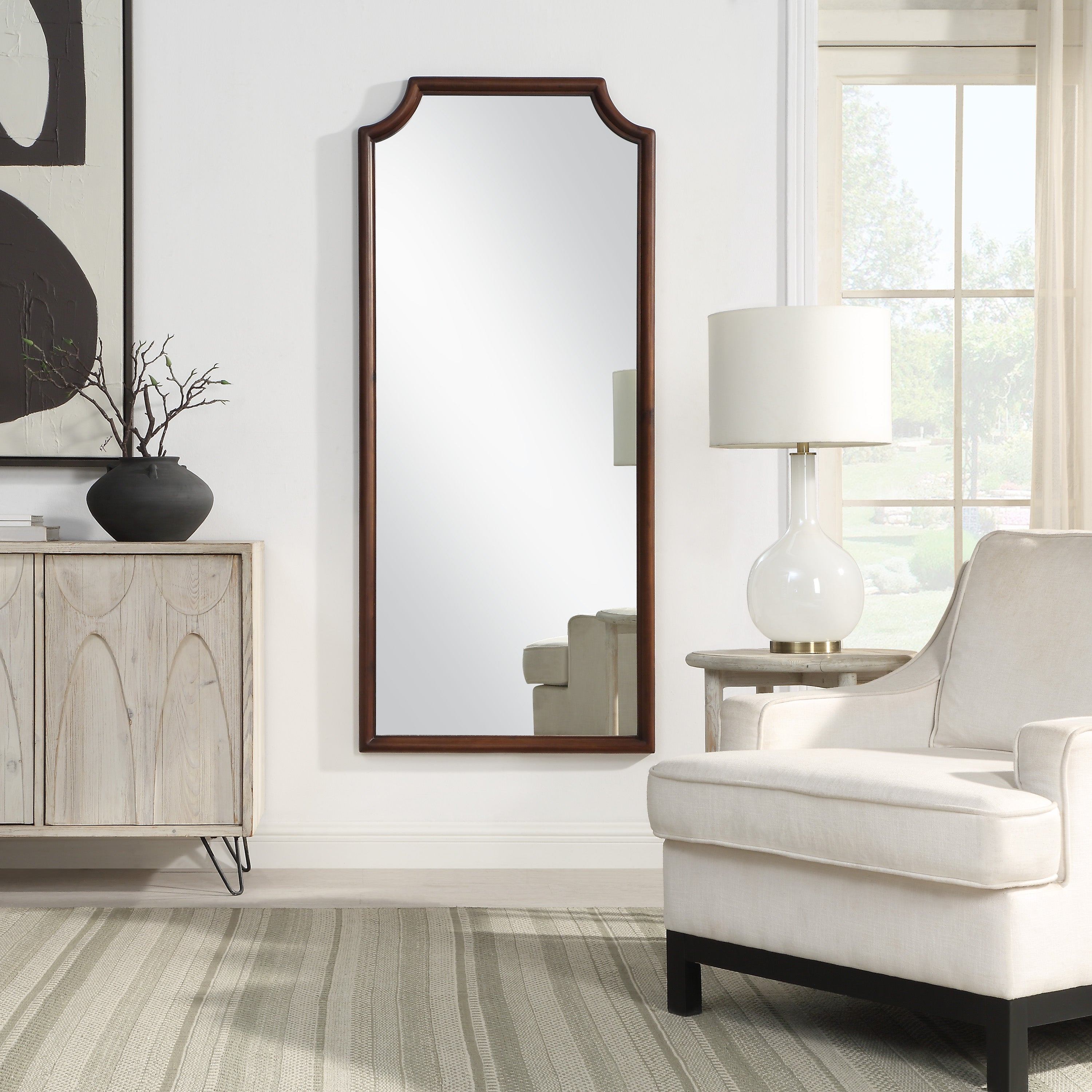 Simco Full-Length Wall Mirror MIRROR - wall mirror Renwil