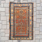 4' x 6'4" Antique Caucasian Rug - Rug & Weave