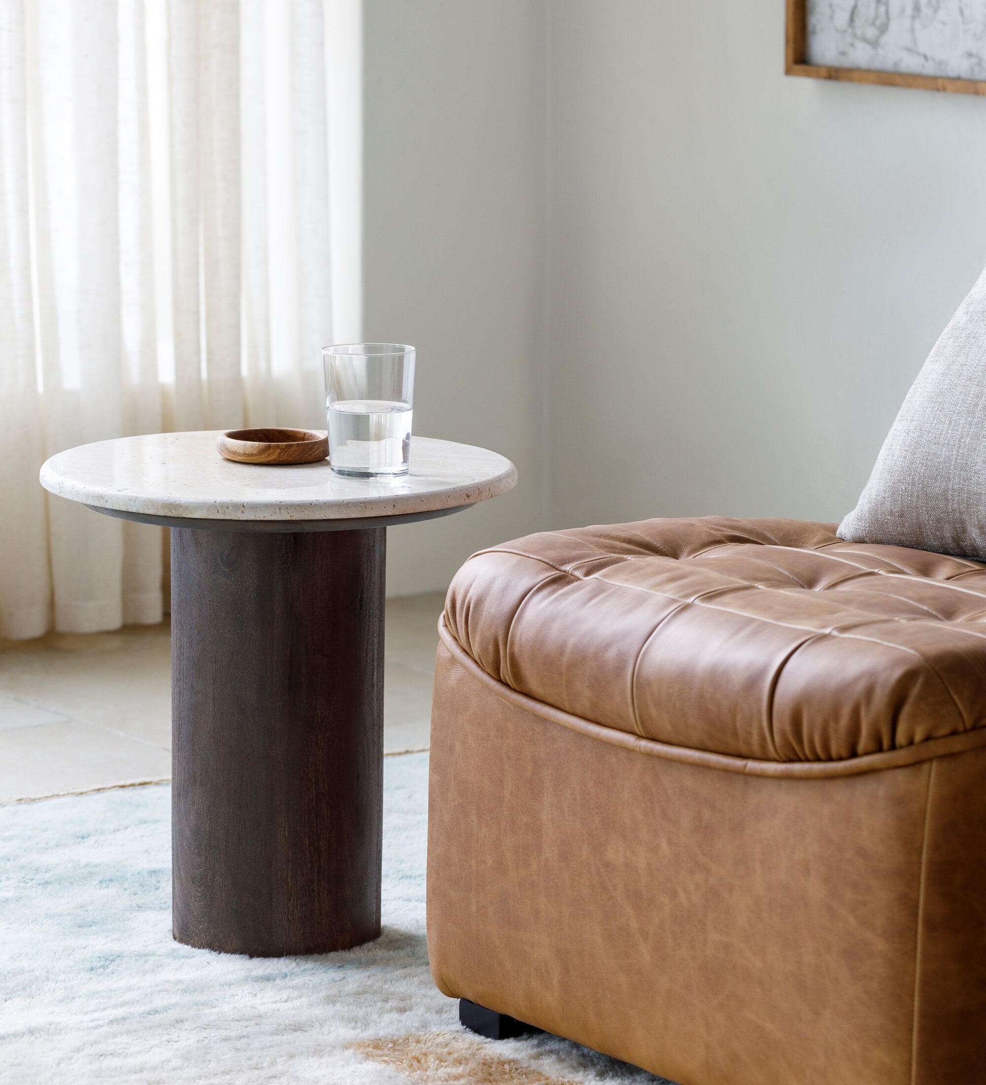 Merton End Table FURNITURE - end table Surya