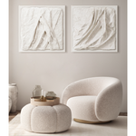 "Textured Drape I" Framed Art Print - Rug & Weave