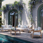 Stock Outdoor Round Coffee Table Furniture - outdoor coffee tables Bramble