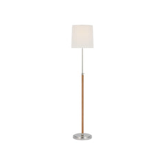 Polished Nickel and Natural Leather