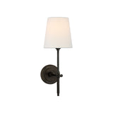 Bryant Sconce LIGHTING - sconce Visual Comfort - Signature Bronze 4" x 5.5" x 6" Linen