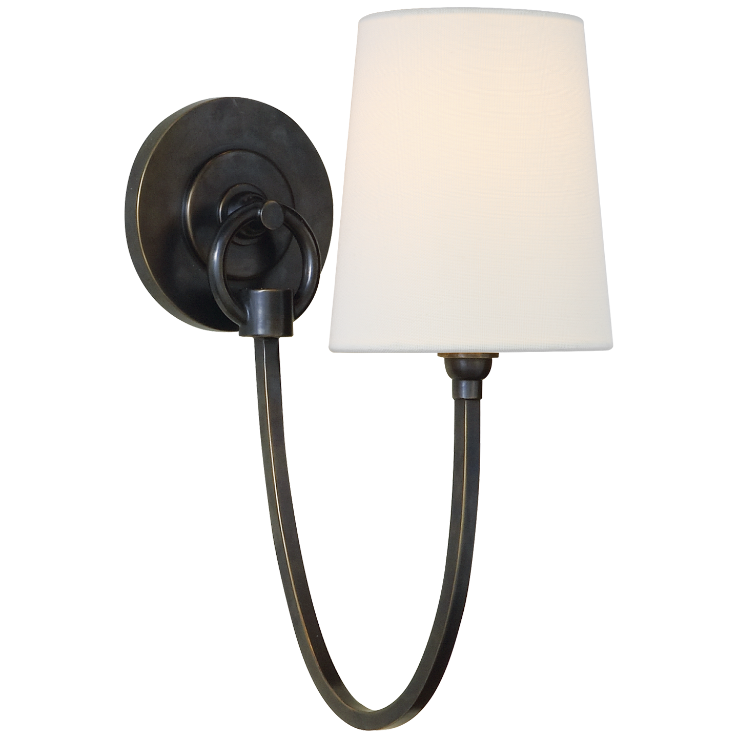 Reed Single Sconce LIGHTING - sconce Visual Comfort Bronze
