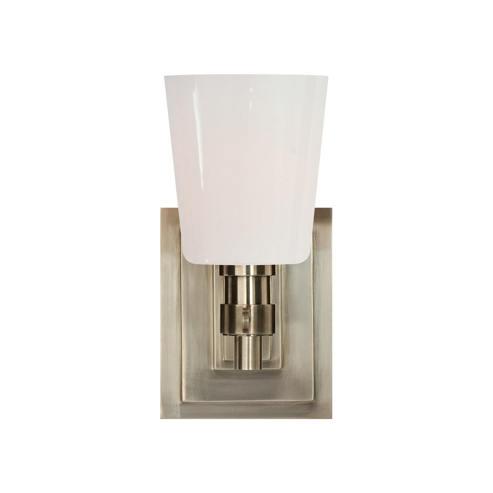 Bryant Single Bath Sconce LIGHTING - sconce Visual Comfort - Signature Antique Nickel