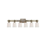 Bryant Six-Light Linear Bath Sconce LIGHTING - sconce Visual Comfort - Signature Antique Nickel