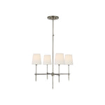 Bryant Small Chandelier LIGHTING - chandelier Visual Comfort - Signature Antique Nickel