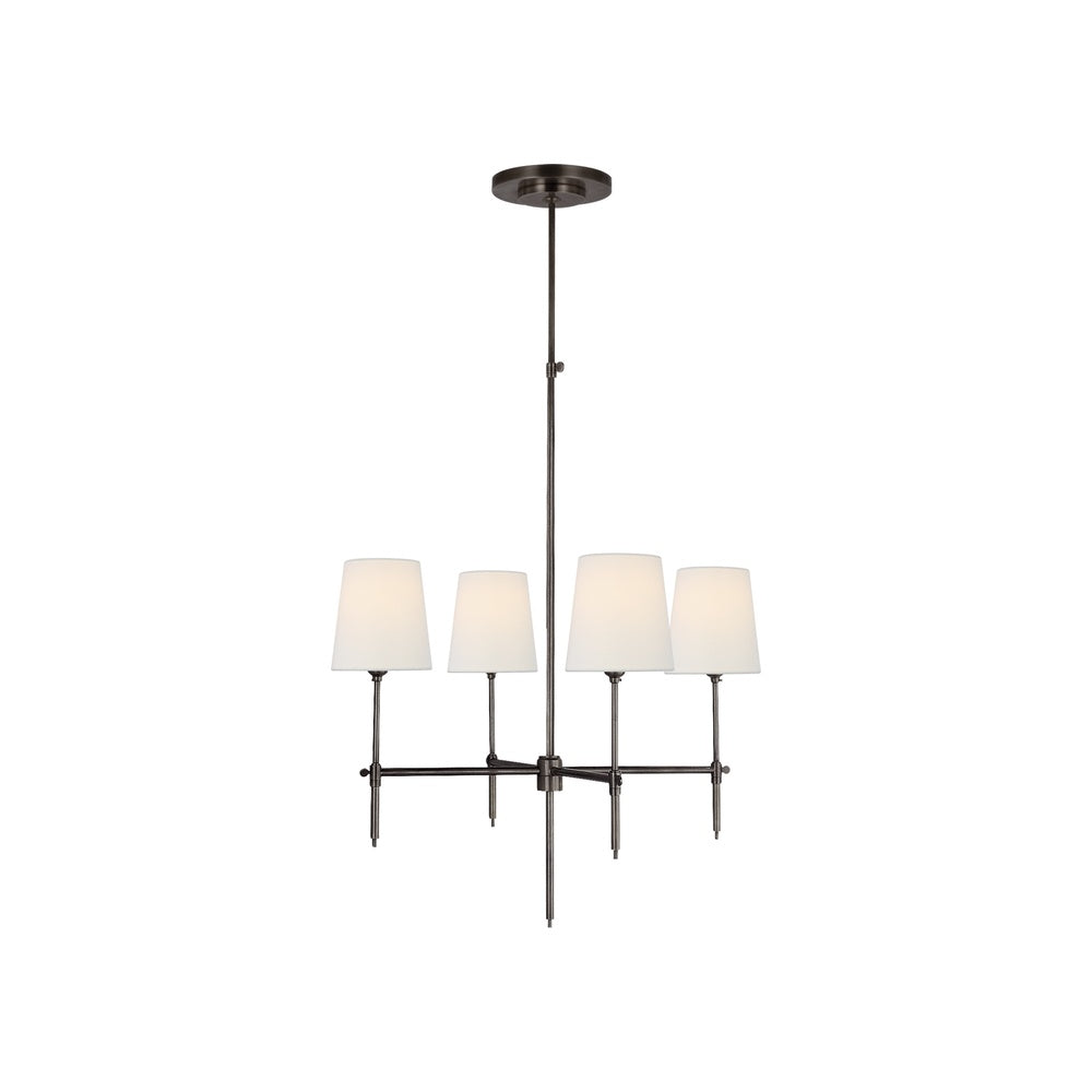 Bryant Small Chandelier LIGHTING - chandelier Visual Comfort - Signature Bronze