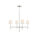 Bryant Large Chandelier LIGHTING - chandelier Visual Comfort - Signature Polished Nickel
