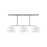 Bryant Large Billiard LIGHITNG - pendant Visual Comfort - Signature Bronze and Hand-Rubbed Antique Brass