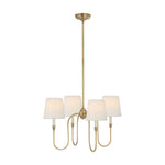 Vendome Small Chandelier LIGHTING - chandelier Visual Comfort Hand-Rubbed Antique Brass
