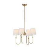 Vendome Small Chandelier LIGHTING - chandelier Visual Comfort Hand-Rubbed Antique Brass