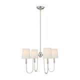 Vendome Small Chandelier LIGHTING - chandelier Visual Comfort Polished Nickel