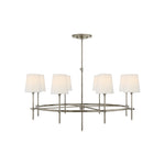 Bryant Large Ring Chandelier LIGHTING - chandelier Visual Comfort - Signature Antique Nickel