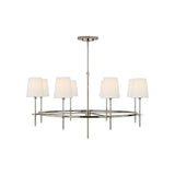Bryant Large Ring Chandelier LIGHTING - chandelier Visual Comfort - Signature Polished Nickel