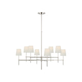 Bryant Extra Large Two Tier Chandelier LIGHTING - chandelier Visual Comfort - Signature Polished Nickel