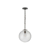 Katie Globe Pendant LIGHTING - pendant Visual Comfort - Signature Bronze Seeded Glass