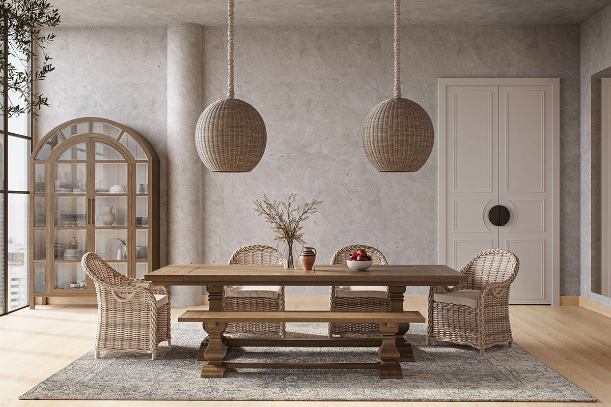Trestle Dining Bench FURNITURE - benches Bramble
