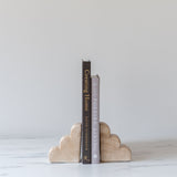 Scalloped Travertine Bookends - Rug & Weave